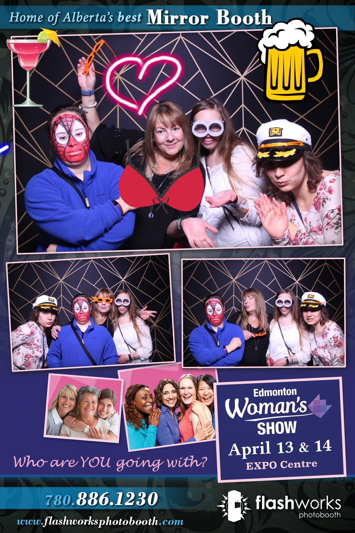 Spring Edmonton Woman's Show 2019 | View more photos from the event at gallery.flashworksphotobooth.com/u/FlashworksPhotoboothInc/Spring-Edmonton-Womans-Show-2019
